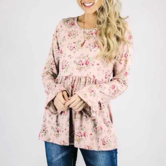 Rachel Ruffle Floral Tunic - Picture 2 of 3